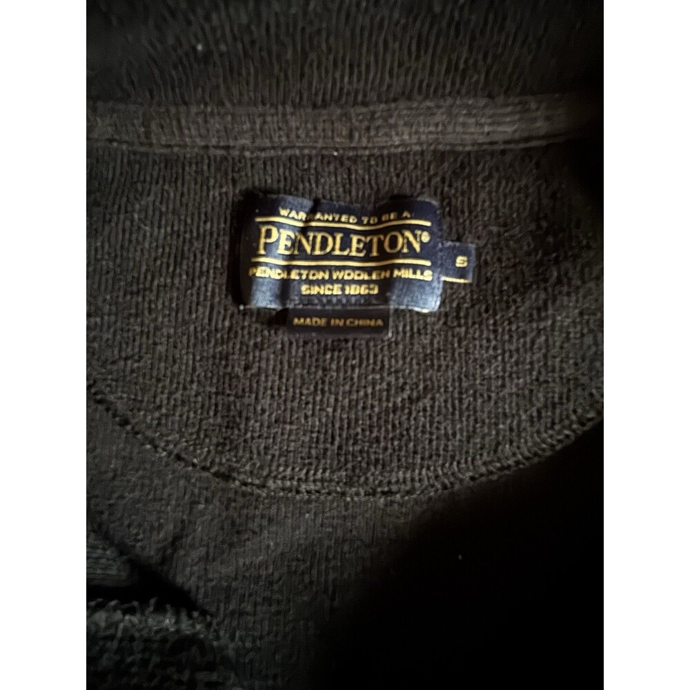 Pendleton Quarter Zip Mock Neck Pullover Sweater … - image 3